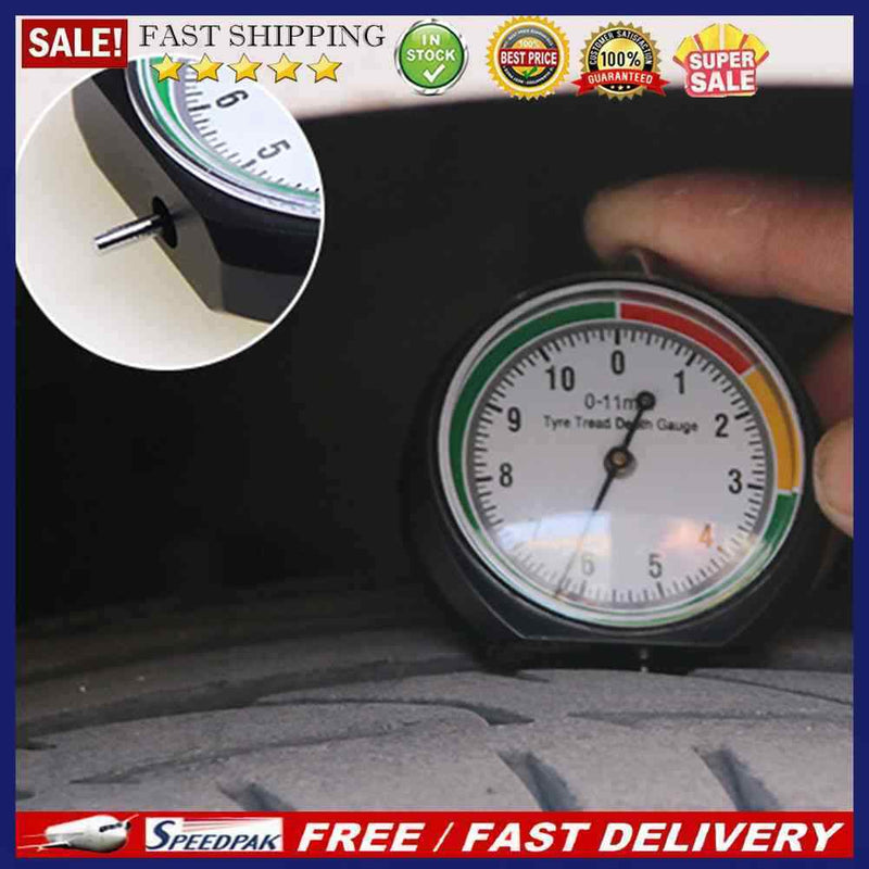 Car Tyre Measuring-Tools Ruler Automotive Trucks Van Tire Pattern Depth Gauge