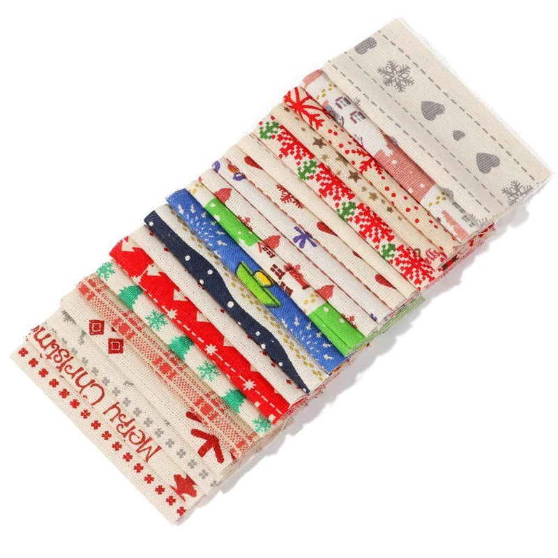 DIY Accessories Snow Santa Clause Christmas Fabric Xmas Printed Cotton Cloth