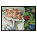 Full Cross Stitch 14CT Santa Claus Counted Embroidery DIY Needlework Handma