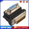 DVI-I 24+5 Male to VGA 15 Pin Female 90Â° Right Angle Convertor Adapter HD