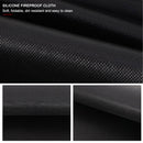 Camping Barbecue Fireproof Mat Grill Silicone Splatter Mat (350x340mm) Newly