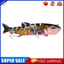 13cm 22g Plastic Lure 8-section Artificial Hard Bait Sea Fishing Tackle (A)