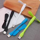 Cooling Mobile Phone Mini USB Fan for Power Bank Notebook Computer (Pink)
