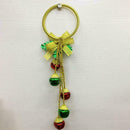 Christmas Tree Bells Pinecones Bow Door Wall Hanger Pendant r Wreath Deco O2J4