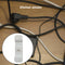 2pcs Cable Organizer Management Clips Line Cord Holder Wire Winder (White)
