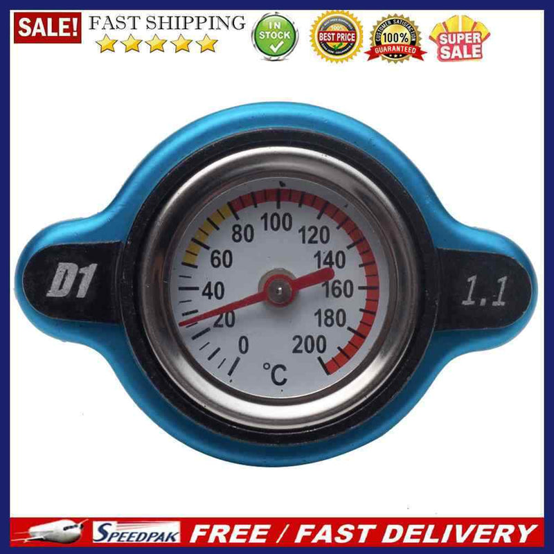 Big Head Offroad Thermost Radiator Cap Tank Cover with Water Temperature Gaug