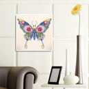 5D DIY Partial Special Shaped Diamond Painting Butterfly Poster Kit (UP267)