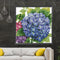 Partial Embroidery Hydrangea Printed Cross Stitch 14CT 2 Strand Cotton Kit Newly