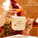 Large Capacity Tiger Heat Resistant Ceramic Cup Coffee Cup Water Cups Hand Mug