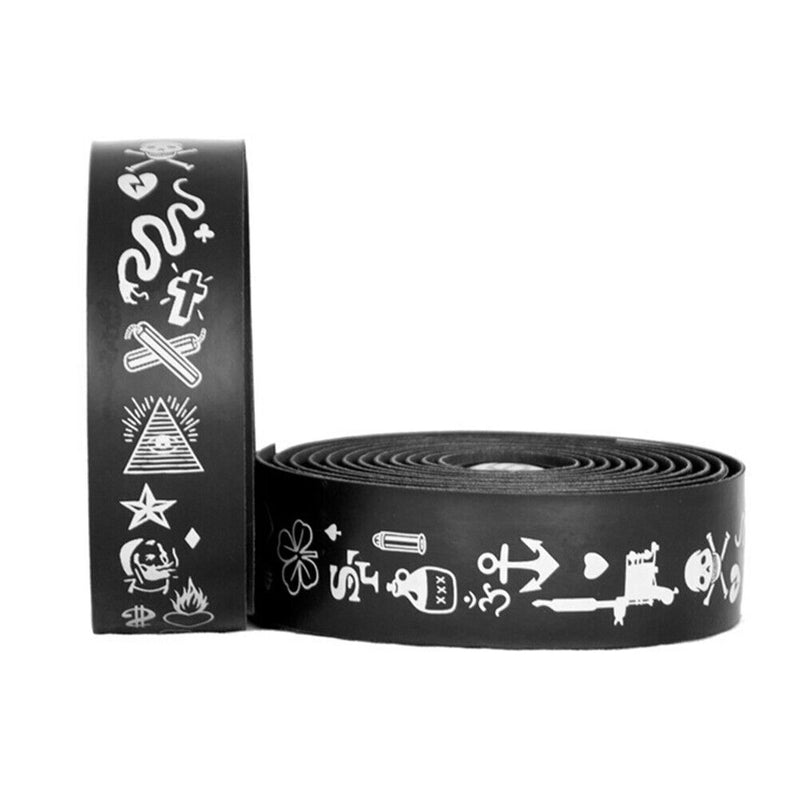 1 Pair Road Bike Shockproofing Handlebar Straps, Fluorescence Glow-in-The-Dark