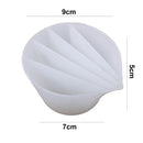 Split Color Mixing Cups Paints Art Tool 5 Channels Pouring Cup White (4) Newly