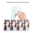 LED Selfie Ring Light Mobile Phone Mini Fill Lights Live Clip Lamp (Blue) Newly