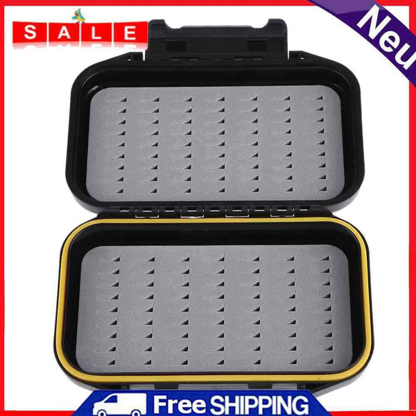 Fly fishing foam on both sides waterproof flying bait box bearing