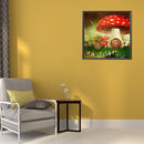 5D DIY Diamond Painting Kits Red Mushroom Full Round Drill Wall Decor Art