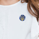 Ukraine Ukrainian Map Flag Symbol Round 12 Styles Clothes Pins(F)