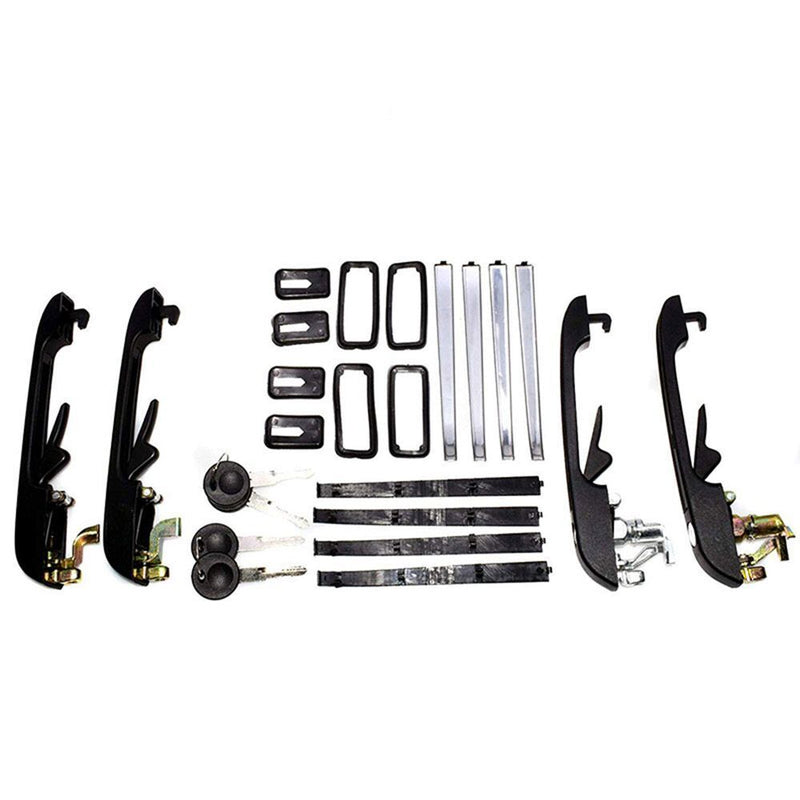 Door Knob Car Accessories With Key Lock For VW Volkswagen Golf Jetta Passat