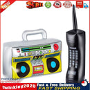 80s 90s Inflatable Radio Boombox Mobile Phone Prop Birthday Supplies (03) Newly