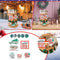 Christmas Sign Wood Table Decoration Farmhouse Tiered Tray Decor Ornament~