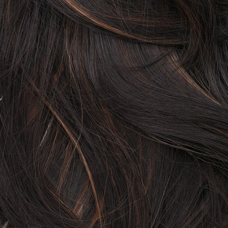 Wig Multi-colors Long Straight  Wig High Temperature Silk Dark Brown Women Wig