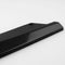 2pcs Car Rear Bumper Spoiler Canards Scratch Protector Diffusers (Black)