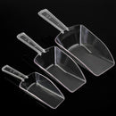 3* Clear Plastic Scoop Bar Buffet Wedding Sugar Sweet Ice Bag Food Gift H5D4