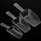 3* Clear Plastic Scoop Bar Buffet Wedding Sugar Sweet Ice Bag Food Gift H5D4