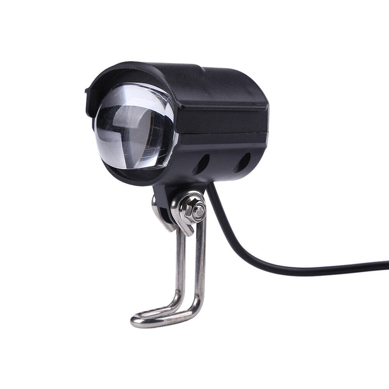 E-Bike LED Headlight E-Scooter Motorcycle Waterproof Front Lamp Horn Accessories