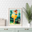 Acrylic Oil Painting By Number Beauty Digital Picture Home Wall Decor for Gift