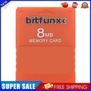 V1.966 Free McBoot 8MB Memory Cards for Sony PS2 Game Data Console (Orange)