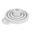 Protable Mini Silicone Foldable Oil Funnel Hopper Kitchen Tool/Nordic White