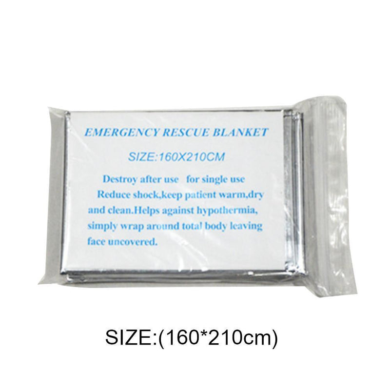 Outdoor Water Proof Emergency Rescue Blanket Foil Curtain (160x210cm)
