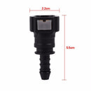 Auto Black Quick Release Disconnect Connectors Fuel Line Coupler Hose Connector