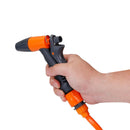 Garden Irrigation Sprinkle Watering Water Gun w/2.5m Spring Hose Connector