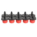 100pcs Micro Flow Drip Head 1/4" Adjustable Hose Garden Drip Water