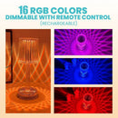 RGB Color Transparent Touching Control USB Lamp Cup Crystal Night Light