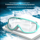 Swimming Glasses Waterproof Anti-fog Adults Diving Goggles (Clear Green)