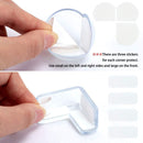 24pcs Transparent Baby Safety Protector Table Furniture Corner Edge Guards Newly