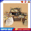 5D Diamond Painting Retro Sewing Machine Full Round Drill DIY Rhinestone