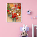 Point Drill Craft Handmade Christmas Dinner Canvas Mosaic Full Diamond Painting