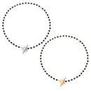 Fashion Crystal Bead Black Jewelry Collar Necklace Choker Chain Buckle Flower