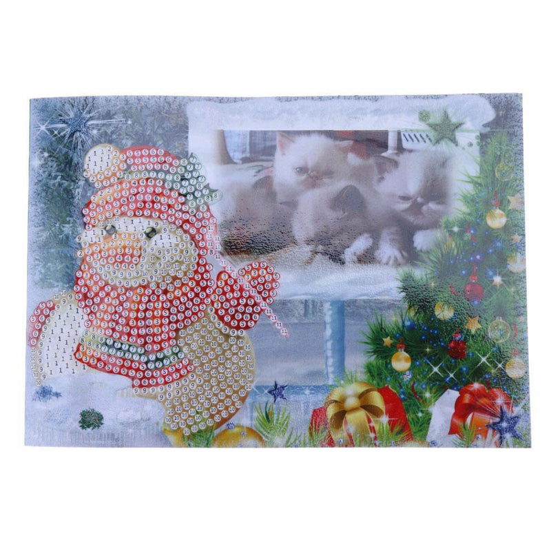 Broadroot 5D DIY Diamond Painting Christmas Greeting Cards Cross Stitch Embroidery Kit