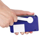 Solar AM/FM Radio Emergency LED Lamp Power Bank for Outdoor Camping (Blue) Newly