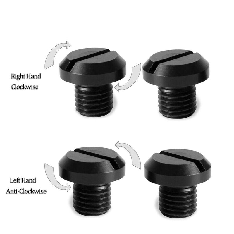 4pcs M10x1.25 CNC Aluminum Motorcycle Mirror Holes Stopper Screw Lock