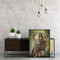 Frameless Girl and Wolf Oil Paint by Numbers Kit Handpainted Art Wall Handicr