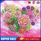 5D Diamond Painting Kit Heart Partial Special Shape Drill Rhinestone DIY