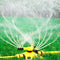 #A 360 Degree Rotating Garden Water Sprinkler Plastic Three-way Watering Device