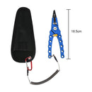 Outdoor Spring Fishing Lures Pliers Fish Hook Remover Line Cutter (Blue) Newly