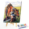 Shepherd Horse Canvas Paint By Numbers Oil Hand Painted Drawing Kit Home De