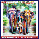 5D DIY Full Drill Diamond Painting Elephant Embroidery Mosaic Craft Kits Deco