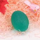 TPR Egg Ball Fitness Stress Relief Finger Hand Expander Gripper (Green)